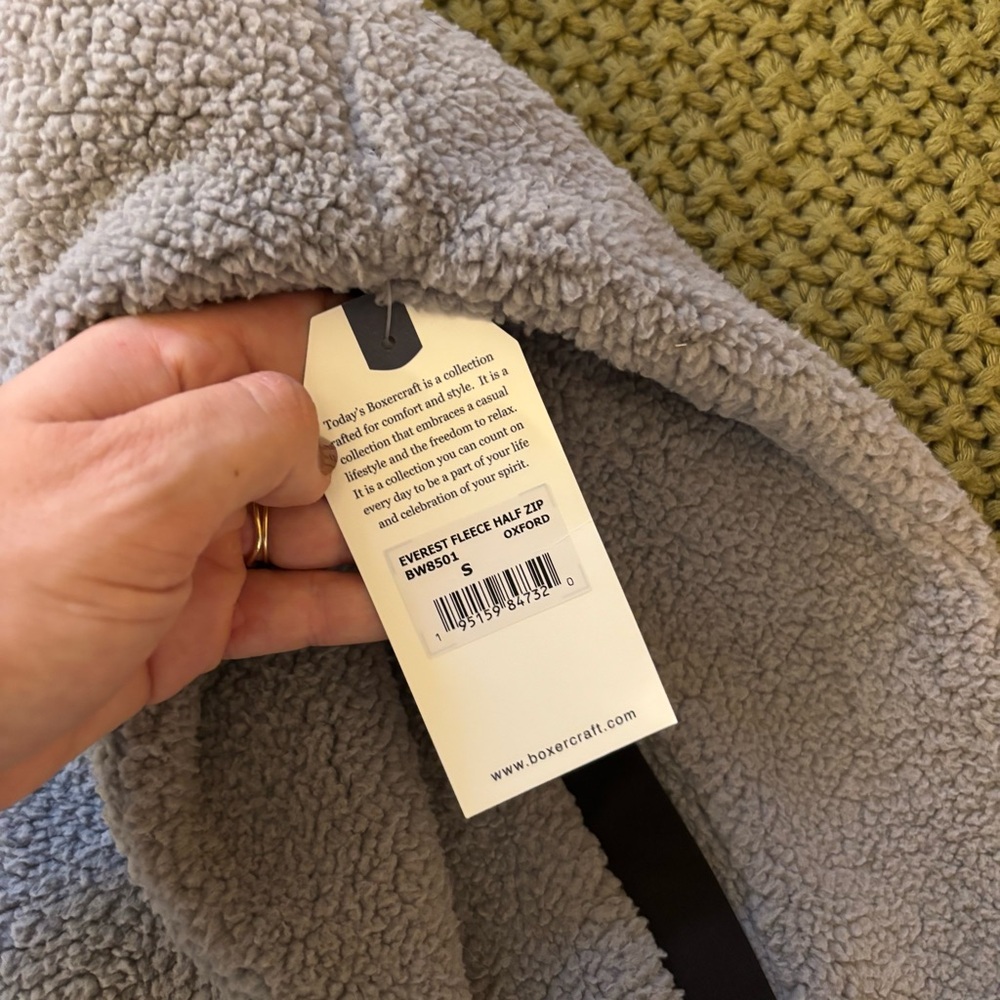 Boxercraft Gray Everest Fleece Pullover - Picture 2 of 3